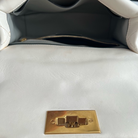 Valentino Roman Stud Medium Purse - Cream - Picture 11 of 11